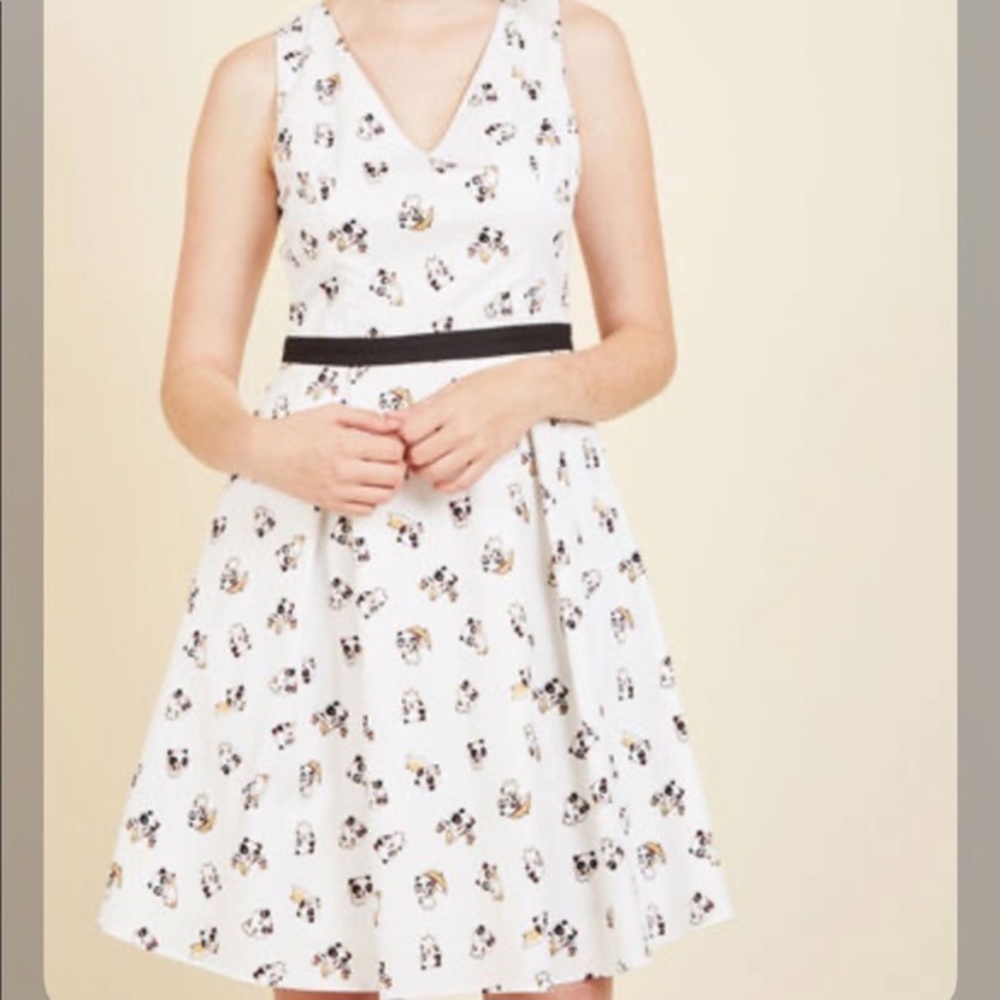 ModCloth Panda Panache skater dress